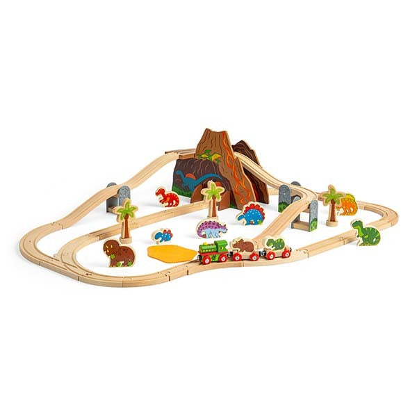 Bigjigs Rail Dinosaur Train Set GOODS Superdrug   