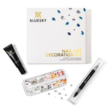 Bluesky Nail Art Decoration Kit with gems and gel (British brand)