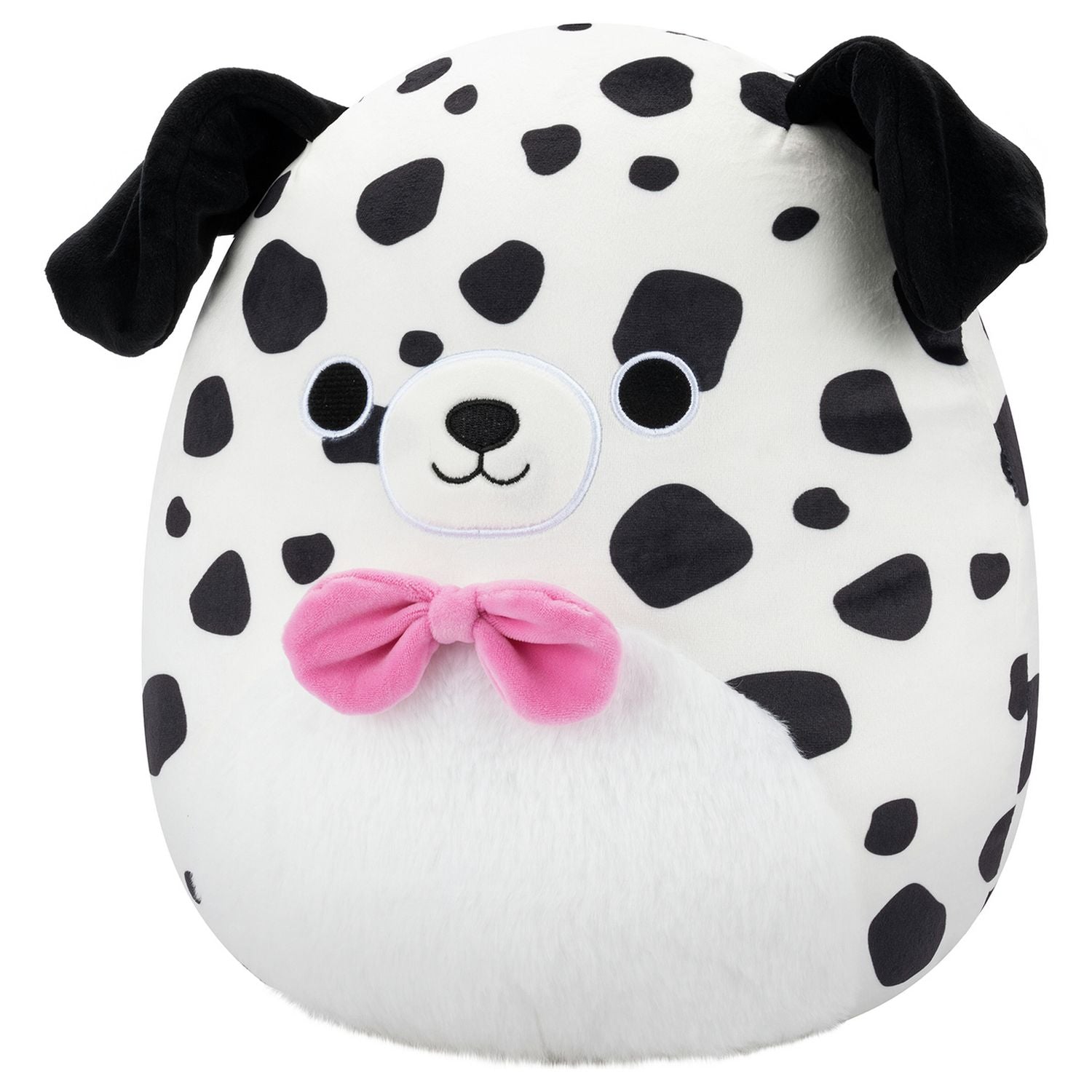Squishmallows Dustin white Dalmatian plush toy 12 inch, imported from the UK