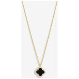 Jon Richard gold plated clover pendant necklace 40.6cm - British product