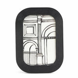 Habitat black ribbed picture frame 4x6, imported from the UK