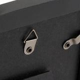 Habitat black ribbed picture frame 4x6, imported from the UK