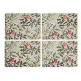Argos Home robin themed placemats and coasters set - British product