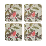 Argos Home robin themed placemats and coasters set - British product