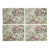 Argos Home robin themed placemats and coasters set - British product