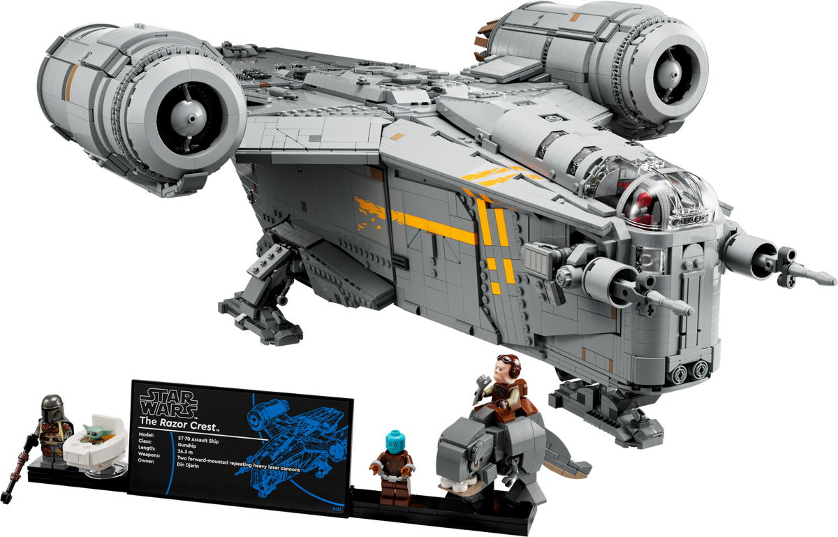 LEGO Razor Crest Star Wars Building Set 6187 Pieces (British brand)