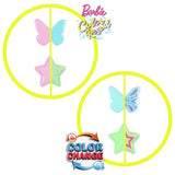 Barbie styling head blonde hair colourful streaks (British brand)