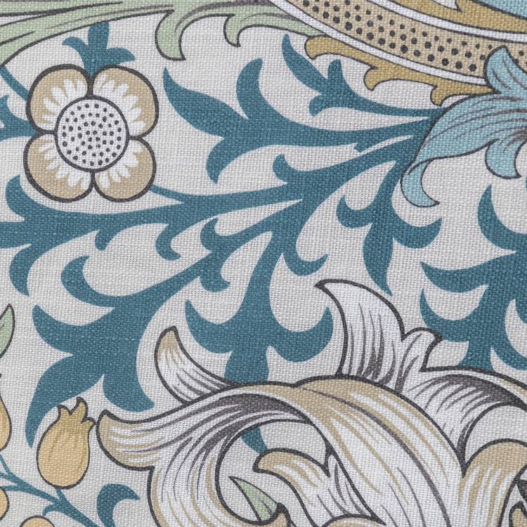 Habitat Golden Lily cushion Blue 50x50cm, imported from the UK