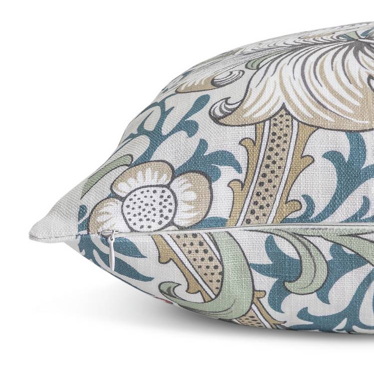 Habitat Golden Lily cushion Blue 50x50cm, imported from the UK