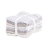 Argos Home terry tea towels pack of 8 neutral (British brand)