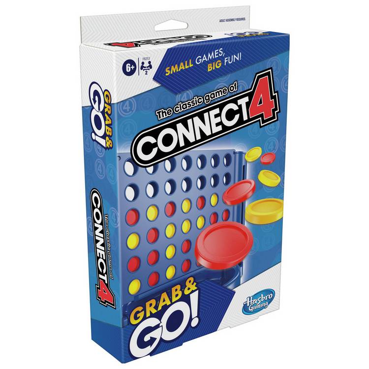 Hasbro Connect 4 Grab and Go game, UK version