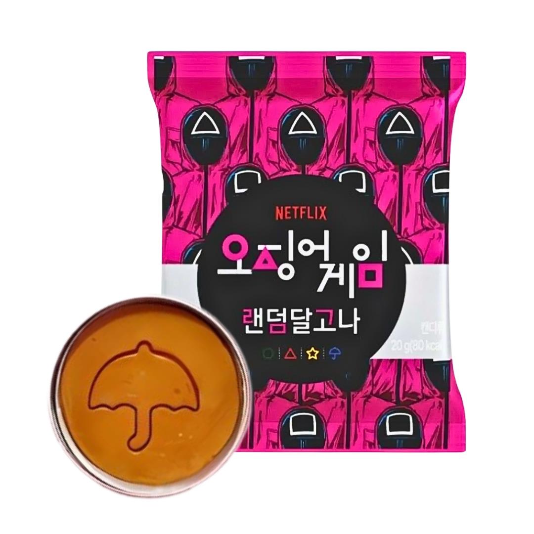 GSR Squid Game dalgona candy random shape, UK version