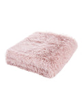 Catherine Lansfield pink extra large faux fur throw (British brand)