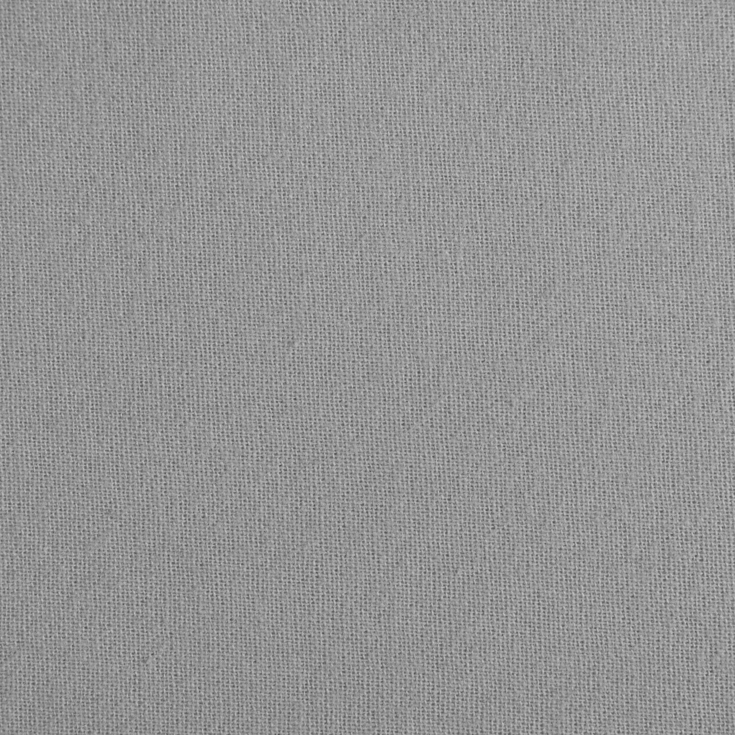 Home Essentials brushed cotton fitted sheet grey single, imported from the UK