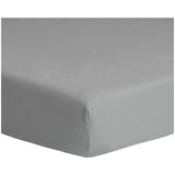 Home Essentials brushed cotton fitted sheet grey single, imported from the UK
