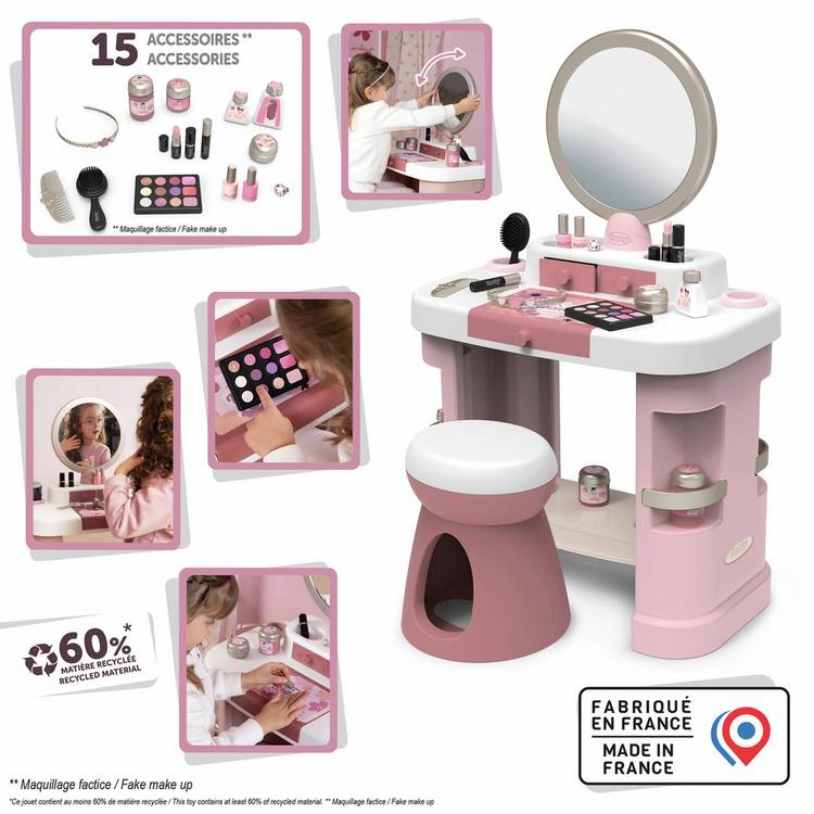 Smoby My Beauty Dressing Table with accessories, imported from the UK