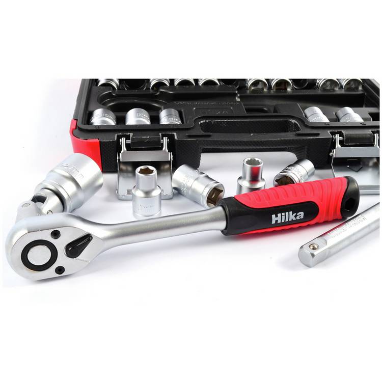 Hilka 32 piece 1/2 inch socket set in carry case (British brand)