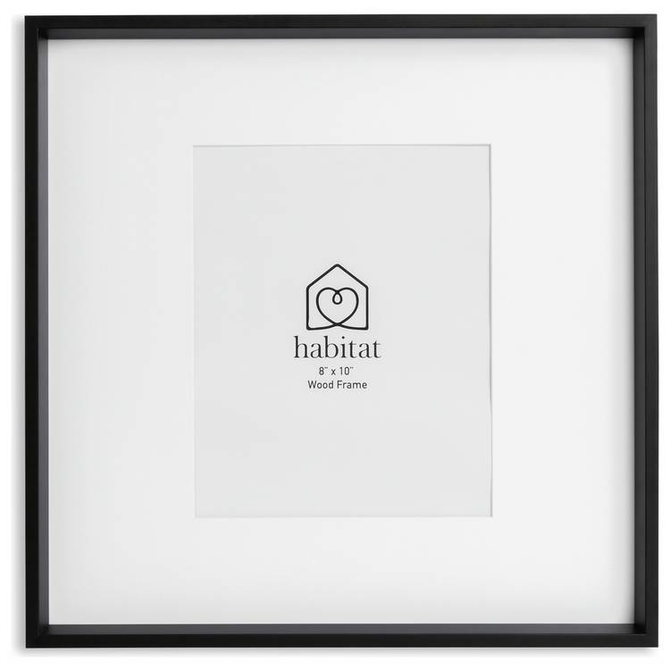 Habitat black wooden picture frame 8x10 - British product