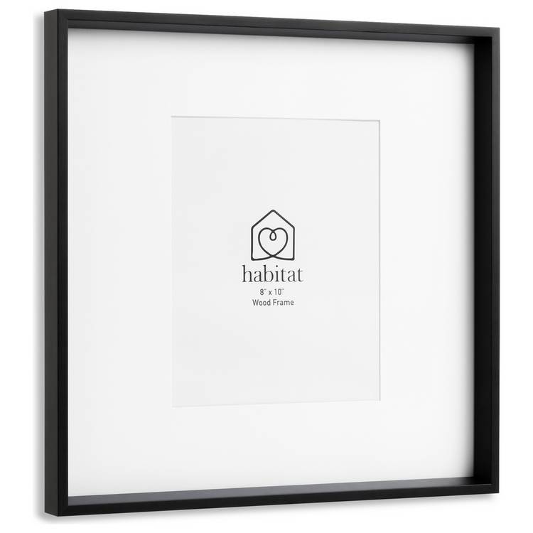 Habitat black wooden picture frame 8x10 - British product