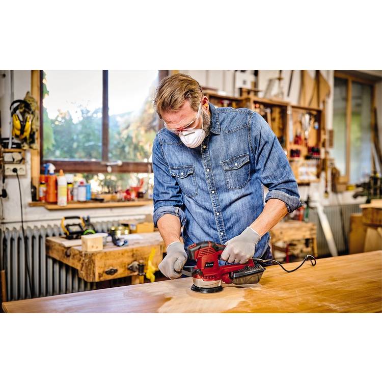 Einhell 400W eccentric corded rotating sander tool (British brand)