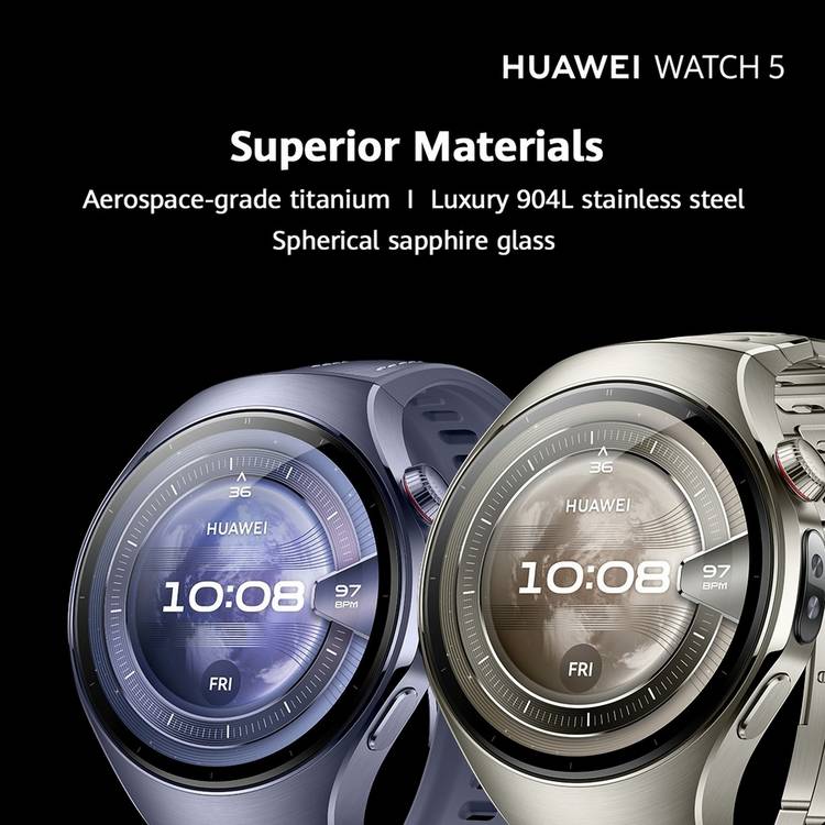 HUAWEI Watch 5 46mm smart watch titanium purple (British brand)