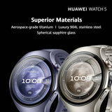 HUAWEI Watch 5 46mm smart watch titanium purple (British brand)