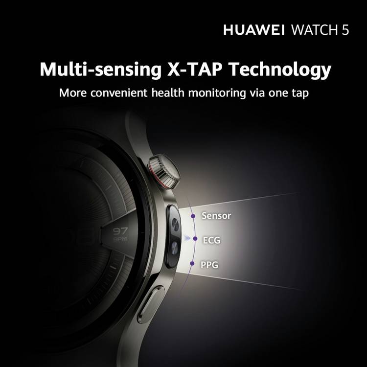 HUAWEI Watch 5 46mm smart watch titanium purple (British brand)
