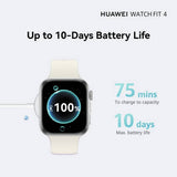 HUAWEI Fit 4 smart watch 43mm aluminium white - British product