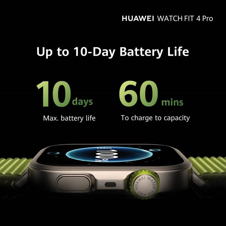HUAWEI Fit 4 Pro smart watch titanium black, UK version