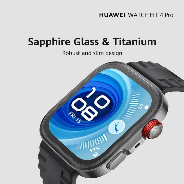 HUAWEI Fit 4 Pro smart watch titanium black, UK version