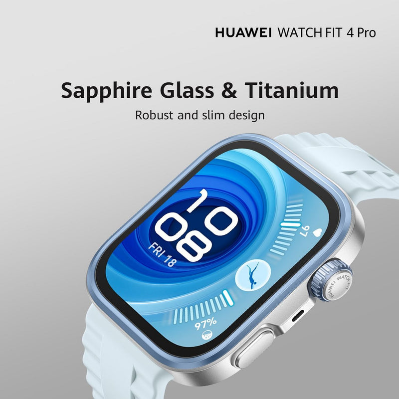 HUAWEI Fit 4 Pro 45mm Smart Watch - Titanium Blue