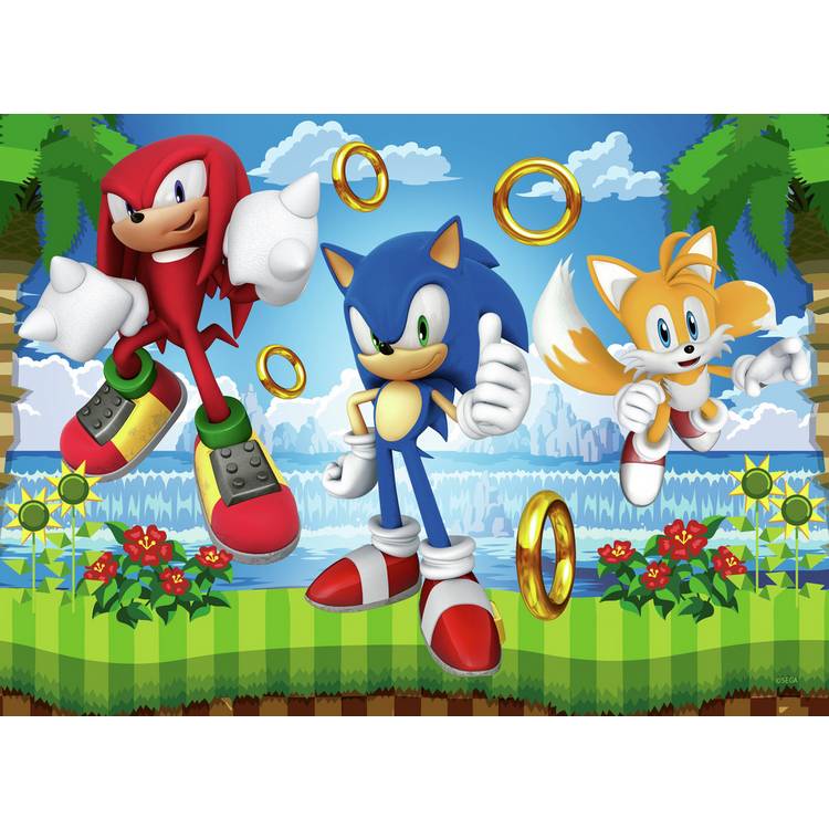 Ravensburger jigsaw puzzle Sonic the Hedgehog 4x100 pieces - British product