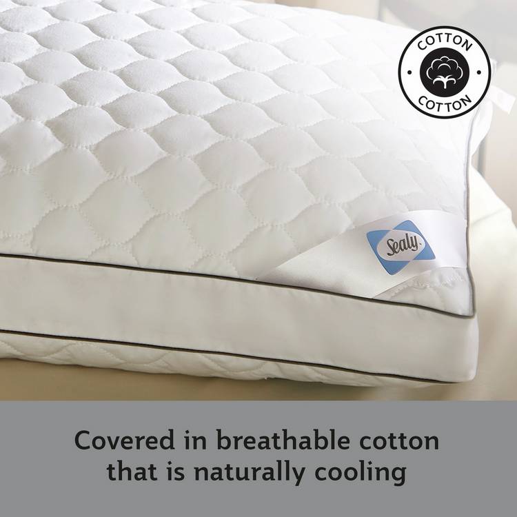 Sealy side sleeper medium firm pillow (British brand)