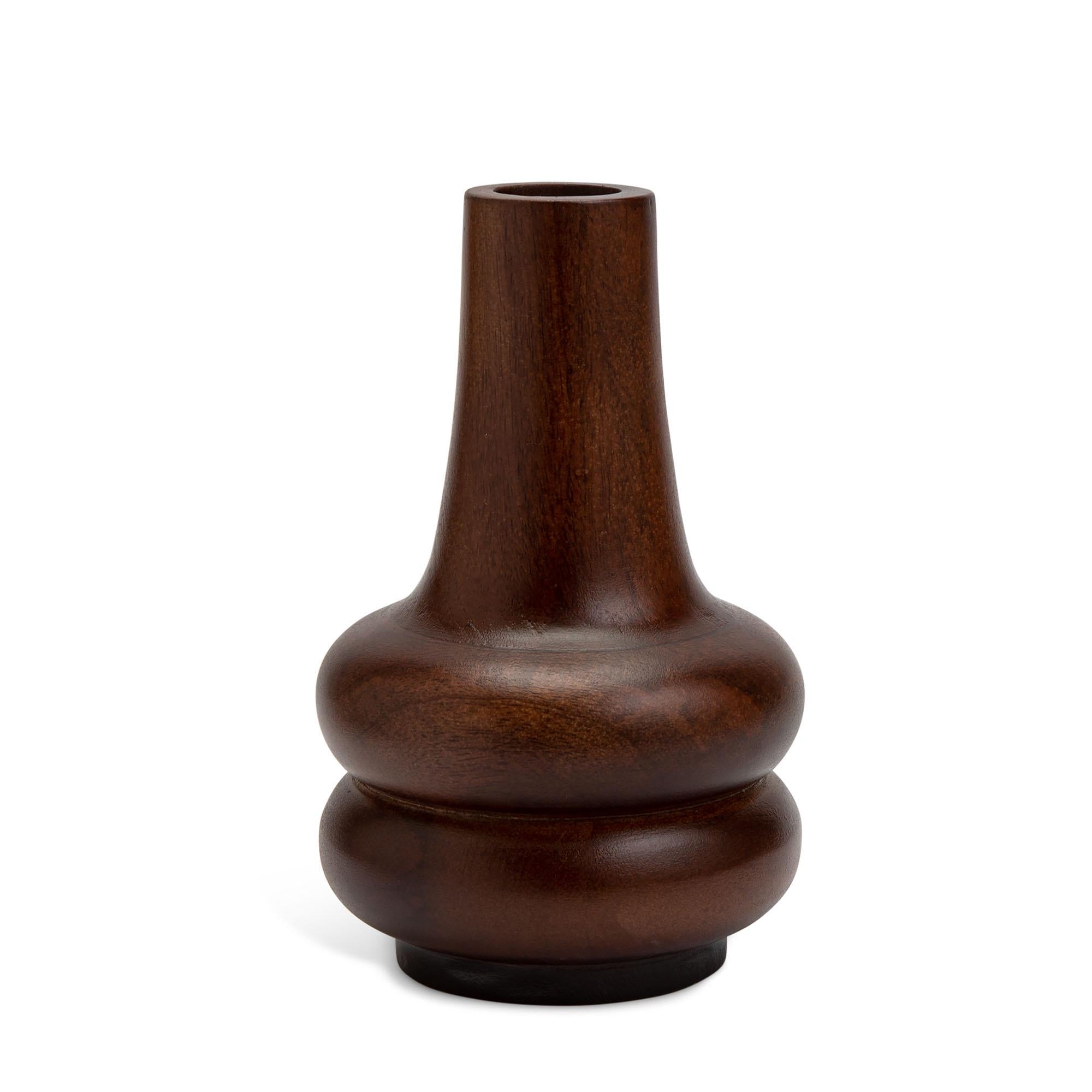 Habitat Mango Wood Vase Large GOODS Sainsburys   