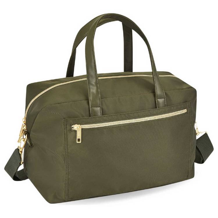 Rock Kensington Holdall khaki polyester travel bag (British brand)