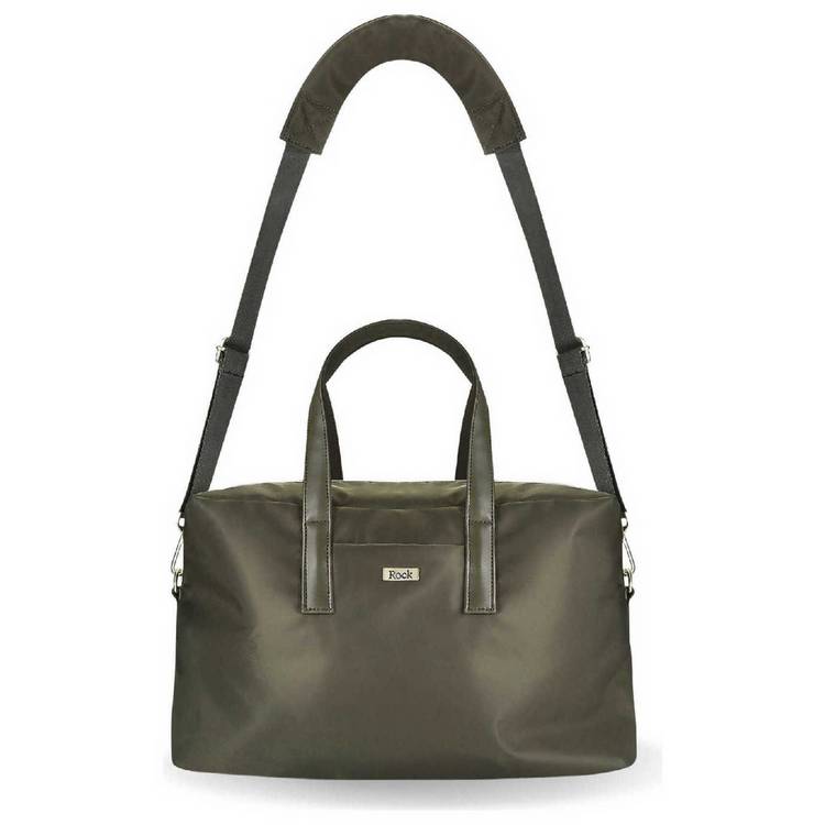 Rock Kensington Holdall khaki polyester travel bag (British brand)