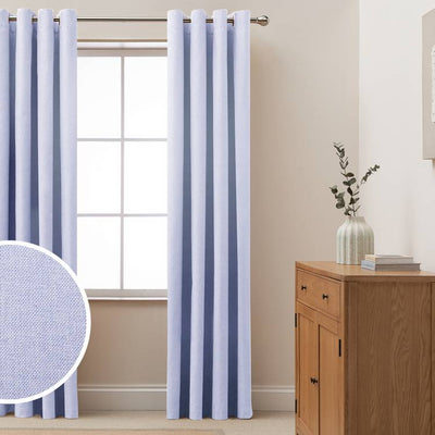 Argos Habitat Blackout Eyelet Curtains Lilac Purple 117x137cm- Buy online at McGrocer