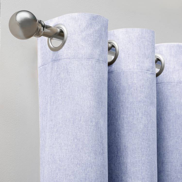 Habitat blackout eyelet curtains lilac purple 117x137cm (British brand)