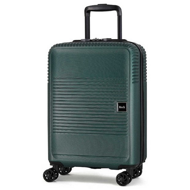 Rock 8 wheel hard suitcase small green, UK version