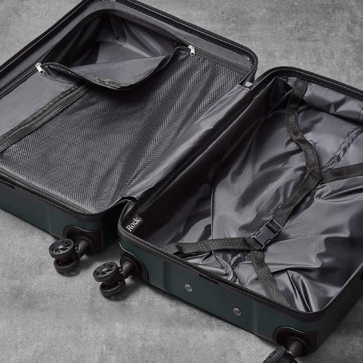Rock 8 wheel hard suitcase small green, UK version