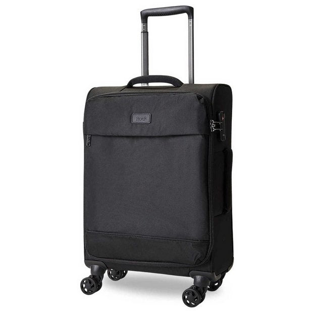Rock 8 wheel soft suitcase small, imported from the UK