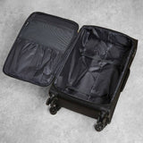 Rock 8 wheel soft suitcase small, imported from the UK
