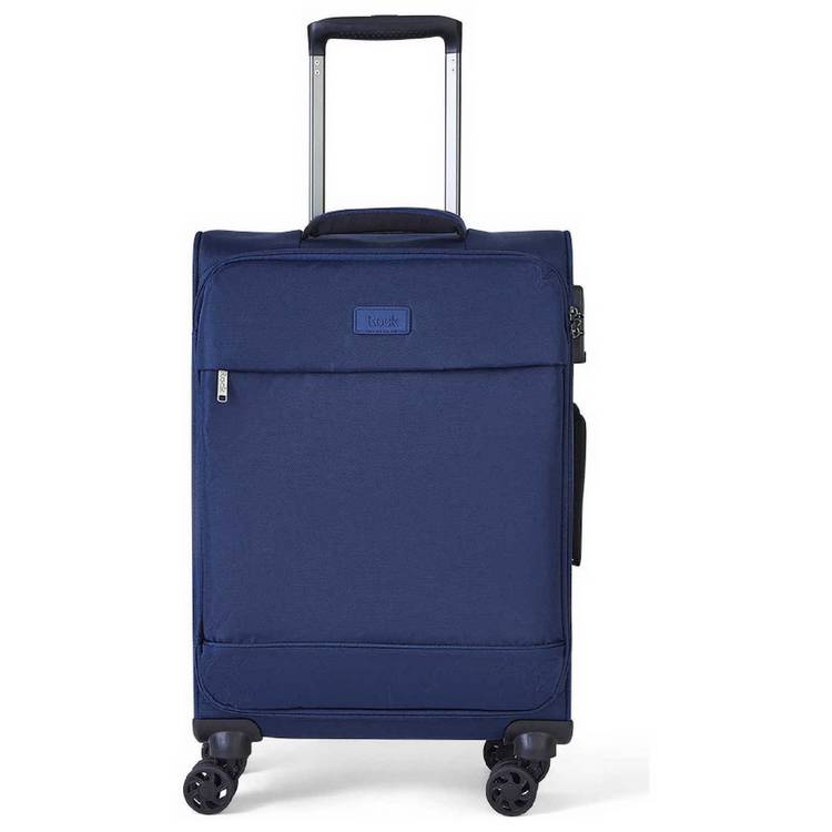 Rock soft suitcase small navy, imported from the UK