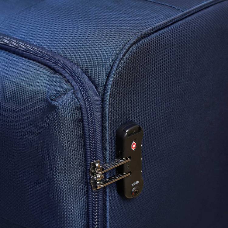 Rock soft suitcase small navy, imported from the UK