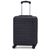 Rock hard shell suitcase small black, UK version