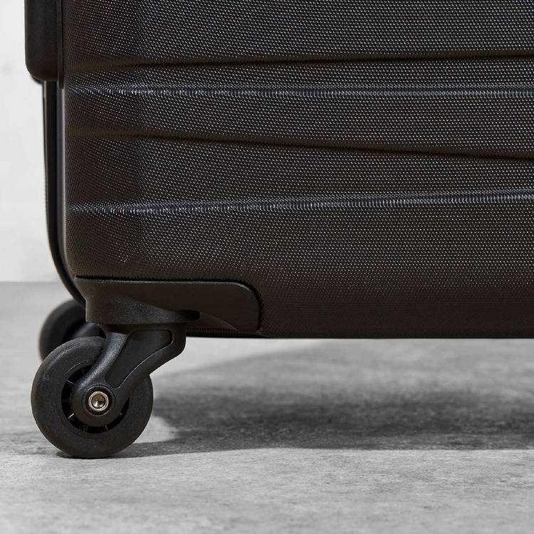 Rock hard shell suitcase small black, UK version