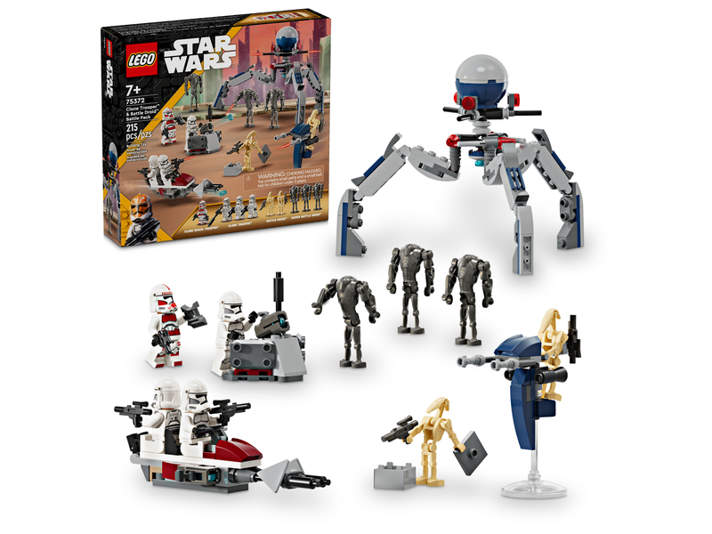 LEGO Clone Trooper Battle Pack 215 pieces - British product