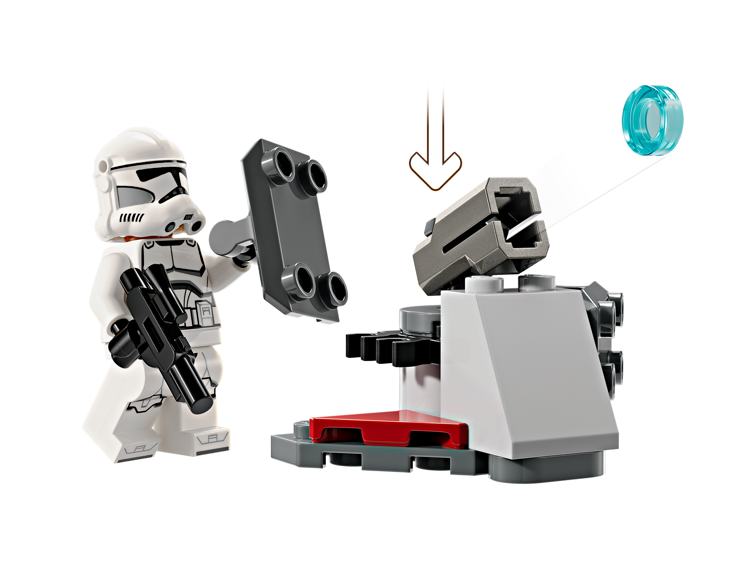 LEGO Clone Trooper Battle Pack 215 pieces - British product