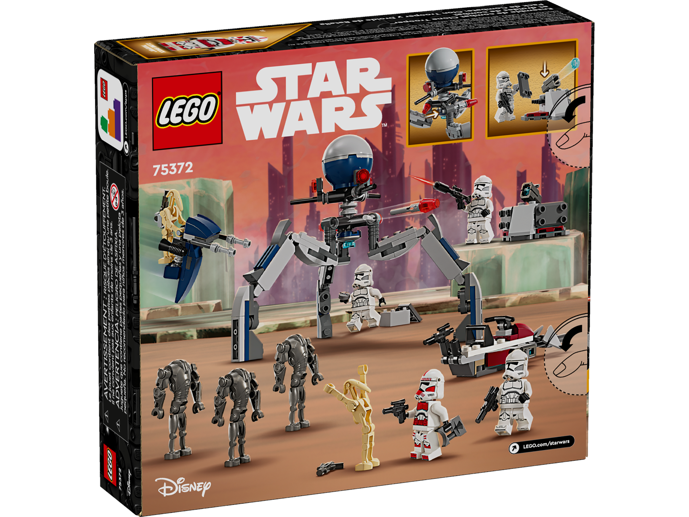 LEGO Clone Trooper Battle Pack 215 pieces - British product