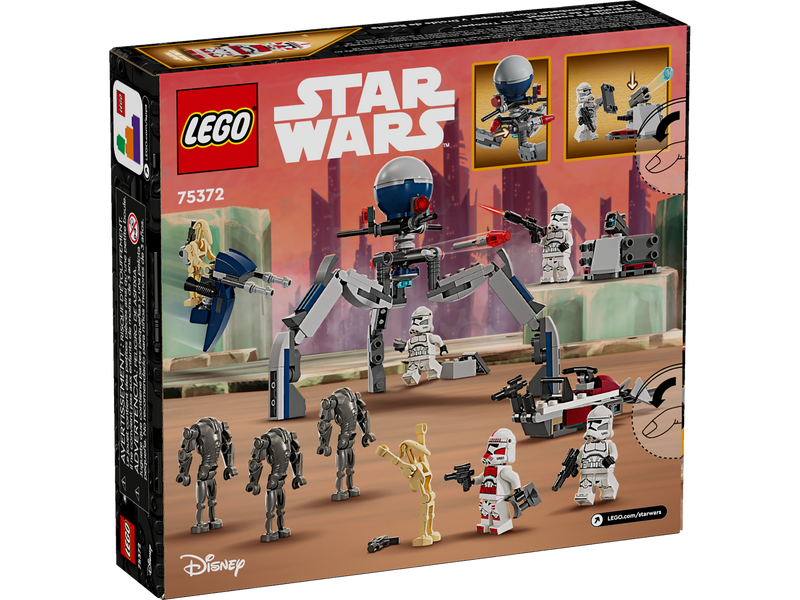 LEGO Clone Trooper Battle Pack 215 pieces - British product